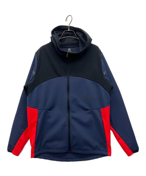 UNDER ARMOUR（アンダーアーマー）UNDER ARMOUR (アンダーアーマー) UAウインターニット 3レイヤー フルジップフーディー ネイビー サイズ:Lの古着・服飾アイテム