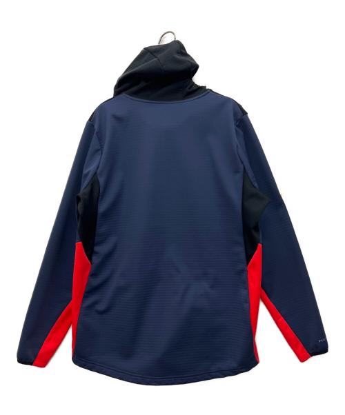 UNDER ARMOUR（アンダーアーマー）UNDER ARMOUR (アンダーアーマー) UAウインターニット 3レイヤー フルジップフーディー ネイビー サイズ:Lの古着・服飾アイテム