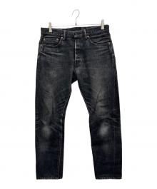 MOMOTARO JEANS（桃太郎ジーンズ）の古着「デニムパンツ」｜ブラック