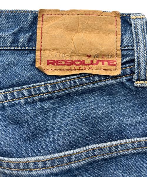 RESOLUTE（リゾルト）RESOLUTE (リゾルト) デニムパンツ ブルー サイズ:W34×L32の古着・服飾アイテム