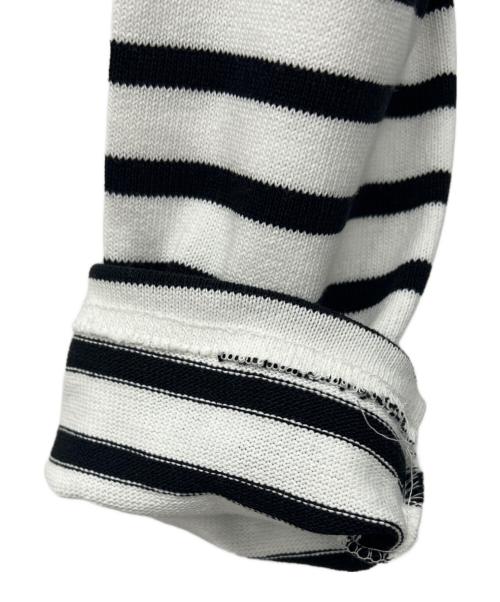 SAINT JAMES（セントジェームス）SAINT JAMES (セントジェームス) 長袖カットソー ホワイト×ブラック サイズ:XXSの古着・服飾アイテム