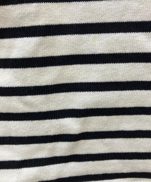 SAINT JAMES（セントジェームス）SAINT JAMES (セントジェームス) 長袖カットソー ホワイト×ブラック サイズ:XXSの古着・服飾アイテム