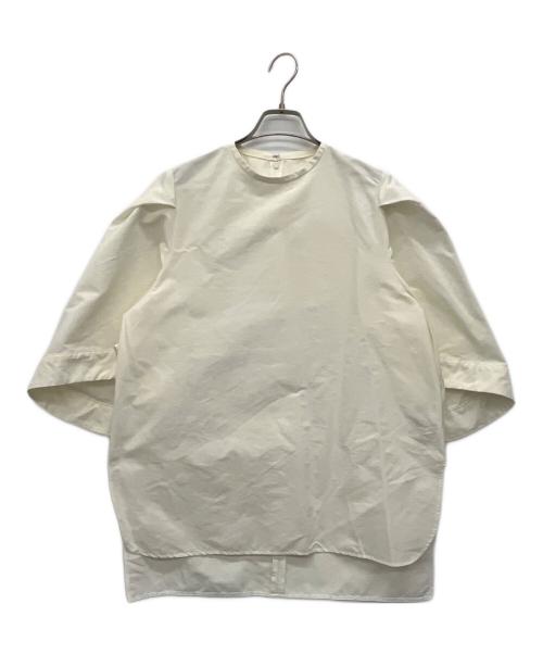 LOHEN（ローヘン）LOHEN (ローヘン) 半袖ブラウス ホワイト サイズ:Freeの古着・服飾アイテム