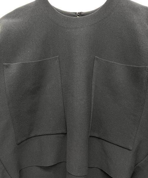 LOHEN（ローヘン）LOHEN (ローヘン) ミラノリブクロップドニット グレー サイズ:Freeの古着・服飾アイテム