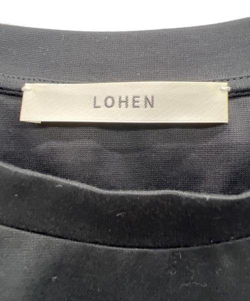 LOHEN（ローヘン）LOHEN (ローヘン) 半袖カットソー ブラック サイズ:38の古着・服飾アイテム