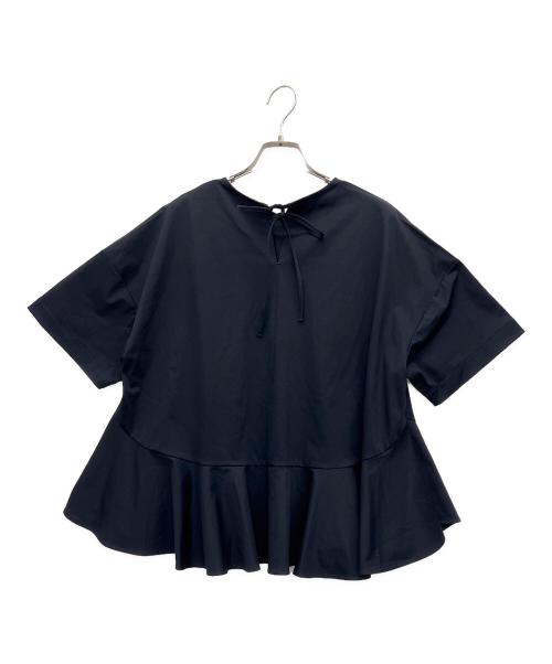 YORI（ヨリ）YORI (ヨリ) 半袖カットソー ネイビー サイズ:Freeの古着・服飾アイテム