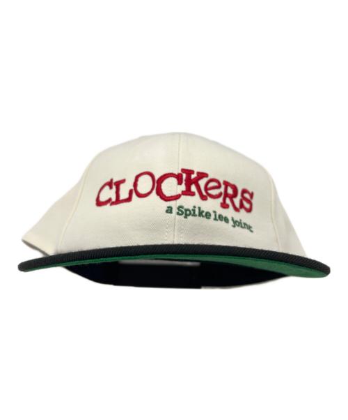 SUPREME（シュプリーム）SUPREME (シュプリーム) 40 Acres Clockers 6-Panelキャップ ベージュ×ブラックの古着・服飾アイテム