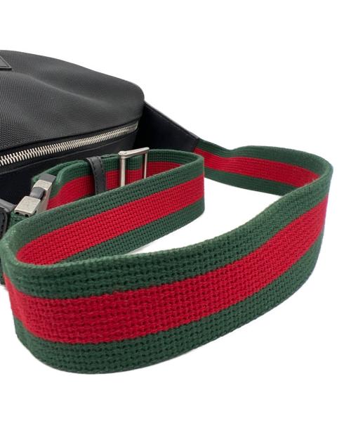GUCCI（グッチ）GUCCI (グッチ) ウエストポーチ シェリーライン ブラックの古着・服飾アイテム