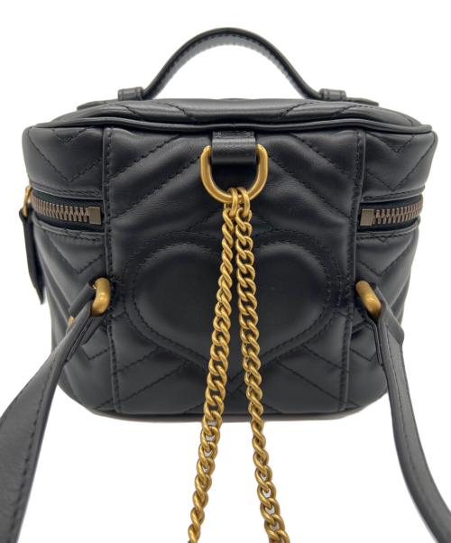 GUCCI（グッチ）GUCCI (グッチ) リュック　GGマーモント ブラックの古着・服飾アイテム