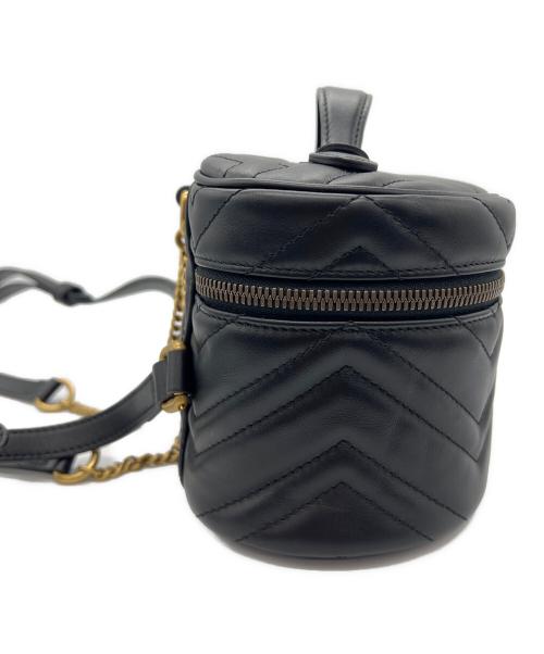 GUCCI（グッチ）GUCCI (グッチ) リュック　GGマーモント ブラックの古着・服飾アイテム