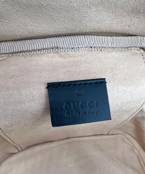 GUCCI（グッチ）GUCCI (グッチ) リュック　GGマーモント ブラックの古着・服飾アイテム