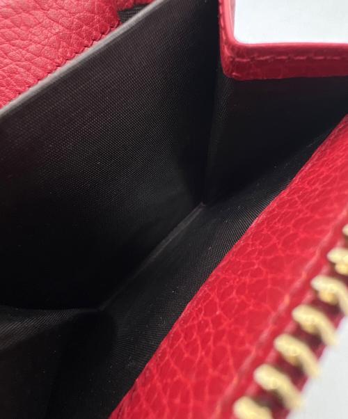 GUCCI（グッチ）GUCCI (グッチ) 2つ折り財布 レッド×ベージュの古着・服飾アイテム