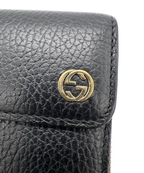 GUCCI（グッチ）GUCCI (グッチ) 長財布 ブラックの古着・服飾アイテム