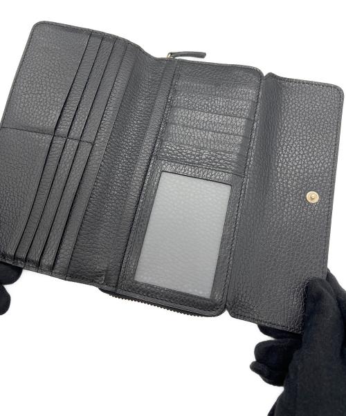 GUCCI（グッチ）GUCCI (グッチ) 長財布 ブラックの古着・服飾アイテム