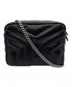 Saint Laurent Parisサンローランパリ）の古着「ルル ボーリングチェーンショルダーバッグ」｜ブラック