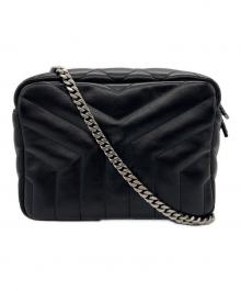 Saint Laurent Paris（サンローランパリ）の古着「ルル ボーリングチェーンショルダーバッグ」｜ブラック