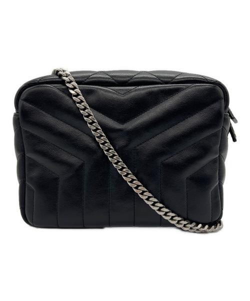 Saint Laurent Paris（サンローランパリ）Saint Laurent Paris (サンローランパリ) ルル ボーリングチェーンショルダーバッグ ブラックの古着・服飾アイテム
