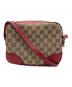 GUCCI（グッチ）の古着「ショルダーバッグ」｜ベージュ×レッド