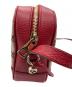 中古・古着 GUCCI (グッチ) ショルダーバッグ ベージュ×レッド：78000円