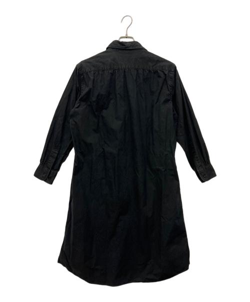 SH（エスエイチ）SH (エスエイチ) シャツワンピース ブラック サイズ:Mの古着・服飾アイテム