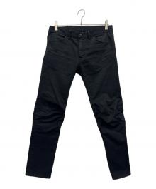 COMME des GARCONS HOMME PLUS（コムデギャルソンオムプリュス）の古着「立体膝ダーツパンツ」｜ブラック