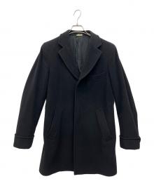 COMME des GARCONS HOMME DEUX（コムデギャルソン オム ドゥ）の古着「メルトンウールジップコート」｜ブラック