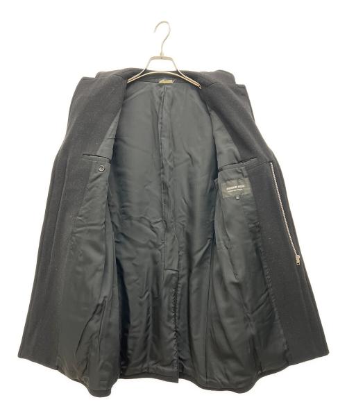 COMME des GARCONS HOMME DEUX（コムデギャルソン オム ドゥ）COMME des GARCONS HOMME DEUX (コムデギャルソン オム ドゥ) メルトンウールジップコート ブラック サイズ:Sの古着・服飾アイテム