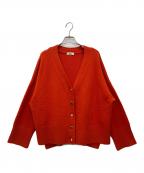 L'ESSAGEレサージュ）の古着「厚手カーディガン」｜オレンジ