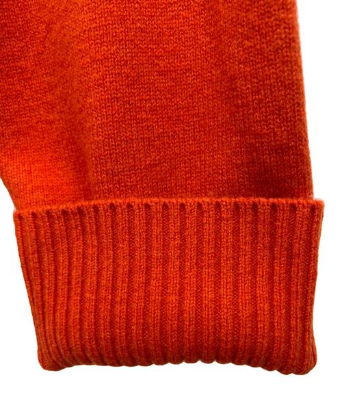 L'ESSAGE（レサージュ）L'ESSAGE (レサージュ) 厚手カーディガン オレンジ サイズ:‐の古着・服飾アイテム