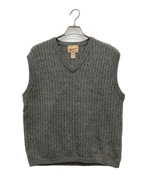 WOOLRICH（ウールリッチ）WOOLRICH (ウールリッチ) ニットベスト グレー サイズ:XLの古着・服飾アイテム