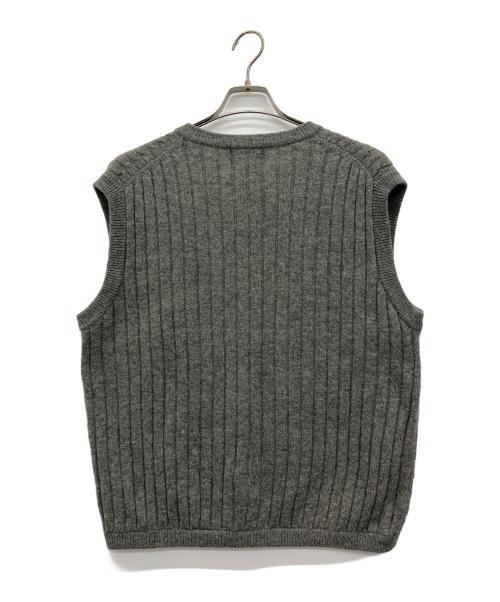 WOOLRICH（ウールリッチ）WOOLRICH (ウールリッチ) ニットベスト グレー サイズ:XLの古着・服飾アイテム