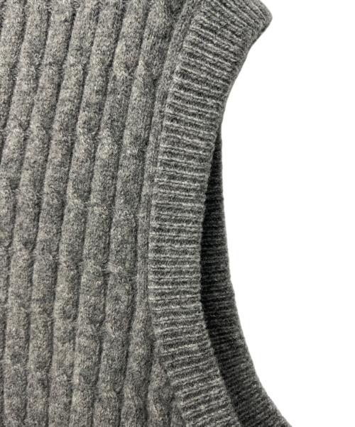 WOOLRICH（ウールリッチ）WOOLRICH (ウールリッチ) ニットベスト グレー サイズ:XLの古着・服飾アイテム