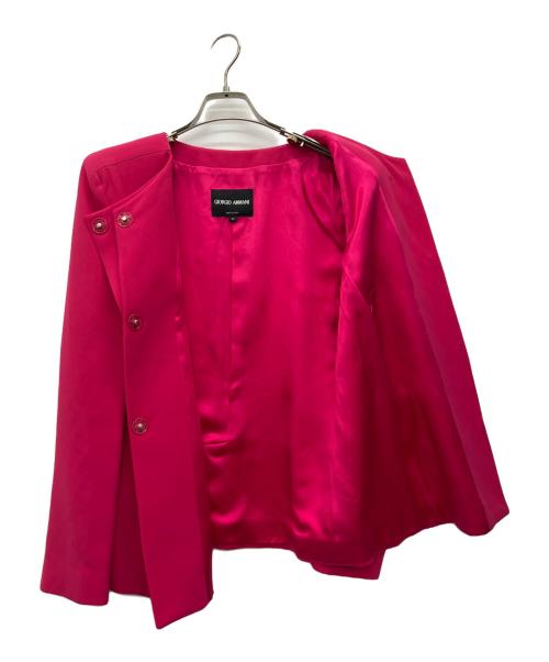 GIORGIO ARMANI（ジョルジョアルマーニ）GIORGIO ARMANI (ジョルジョアルマーニ) ジャケット ピンク サイズ:46の古着・服飾アイテム