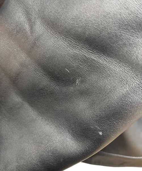 ZARA（ザラ）ZARA (ザラ) ラムレザーシングルライダースジャケット ブラック サイズ:XLの古着・服飾アイテム