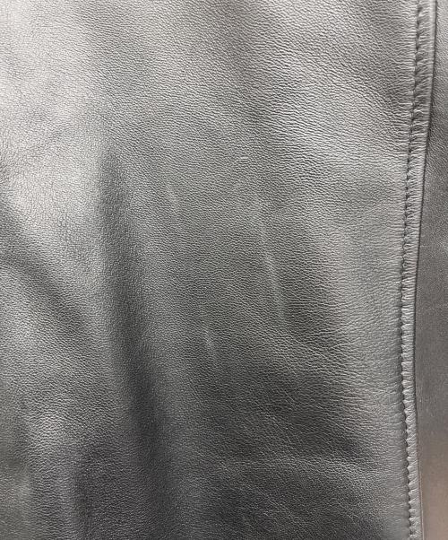 ZARA（ザラ）ZARA (ザラ) ラムレザーシングルライダースジャケット ブラック サイズ:XLの古着・服飾アイテム