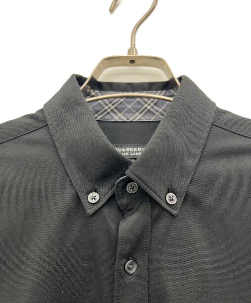 BURBERRY BLACK LABEL（バーバリーブラックレーベル）BURBERRY BLACK LABEL (バーバリーブラックレーベル) 半袖シャツ ブラック サイズ:2の古着・服飾アイテム