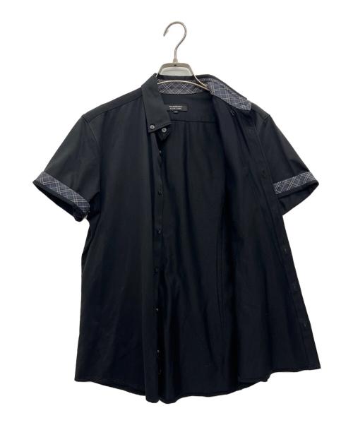 BURBERRY BLACK LABEL（バーバリーブラックレーベル）BURBERRY BLACK LABEL (バーバリーブラックレーベル) 半袖シャツ ブラック サイズ:2の古着・服飾アイテム