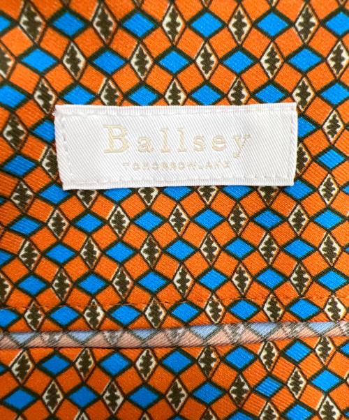 BALLSEY（ボールジィ）BALLSEY (ボールジィ) ロンバスプリント ラップスカート オレンジ サイズ:34 未使用品の古着・服飾アイテム