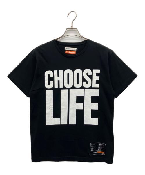 KATHARINE HAMNETT（キャサリンハムネット）KATHARINE HAMNETT (キャサリンハムネット) T2トレインスポッティング　半袖Tシャツ ブラック サイズ:Mの古着・服飾アイテム