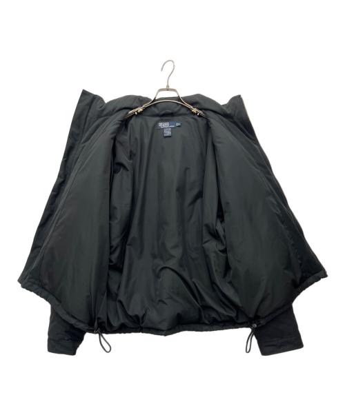 POLO RALPH LAUREN（ポロ・ラルフローレン）POLO RALPH LAUREN (ポロ・ラルフローレン) コットンナイロン生地ダウンジャケット ブラック サイズ:XLの古着・服飾アイテム