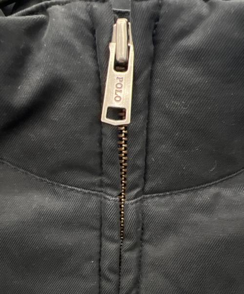 POLO RALPH LAUREN（ポロ・ラルフローレン）POLO RALPH LAUREN (ポロ・ラルフローレン) コットンナイロン生地ダウンジャケット ブラック サイズ:XLの古着・服飾アイテム