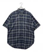 RALPH LAURENラルフローレン）の古着「半袖シャツ」｜ネイビー×グレー