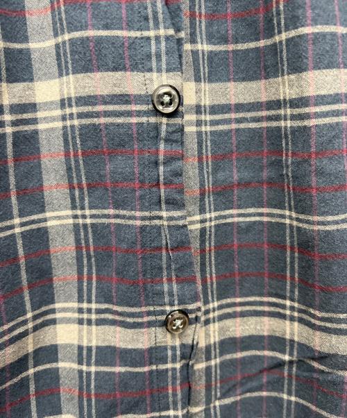 RALPH LAUREN（ラルフローレン）RALPH LAUREN (ラルフローレン) 半袖シャツ ネイビー×グレー サイズ:Lの古着・服飾アイテム