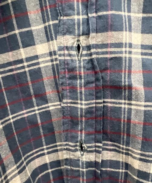 RALPH LAUREN（ラルフローレン）RALPH LAUREN (ラルフローレン) 半袖シャツ ネイビー×グレー サイズ:Lの古着・服飾アイテム