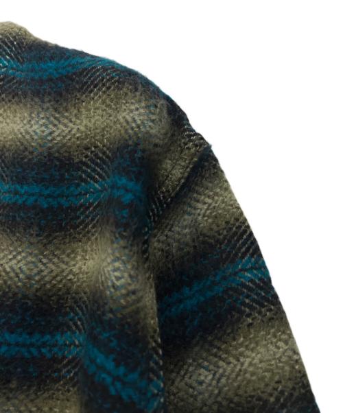 South2 West8（サウスツー ウエストエイト）South2 West8 (サウスツー ウエストエイト) 長袖シャツ ブラック×グリーン サイズ:Mの古着・服飾アイテム