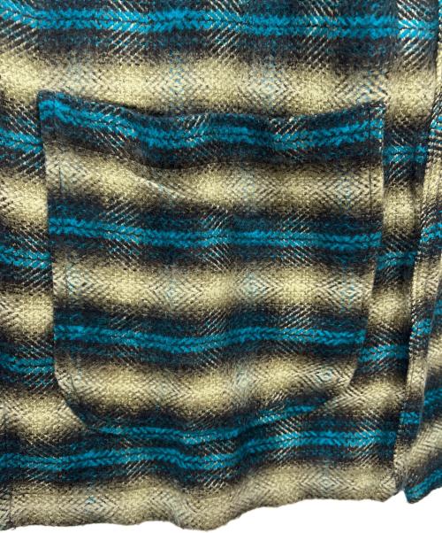 South2 West8（サウスツー ウエストエイト）South2 West8 (サウスツー ウエストエイト) 長袖シャツ ブラック×グリーン サイズ:Mの古着・服飾アイテム