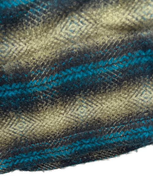 South2 West8（サウスツー ウエストエイト）South2 West8 (サウスツー ウエストエイト) 長袖シャツ ブラック×グリーン サイズ:Mの古着・服飾アイテム