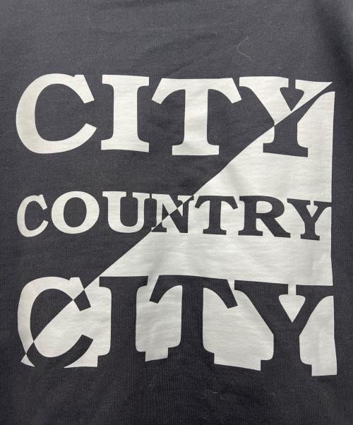 city country city（シティーカントリーシティー）city country city (シティーカントリーシティー) ジップパーカー ブラック サイズ:Lの古着・服飾アイテム