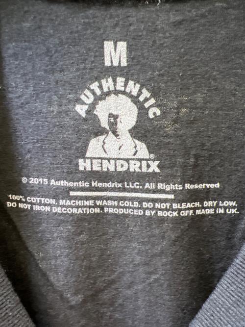 authentic hendrix（オーセンティック ヘンドリックス）authentic hendrix (オーセンティック ヘンドリックス) 半袖カットソー ブラック サイズ:Mの古着・服飾アイテム