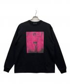 GOD SELECTION XXXゴッド セレクション トリプルエックス）の古着「長袖カットソー」｜ブラック×ピンク